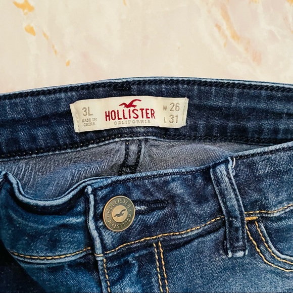 Hollister medium wash skinny jeans 3L in size 26 - Picture 5 of 9